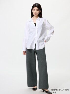 Uniglo Washable Milano Ribbed Pants Small